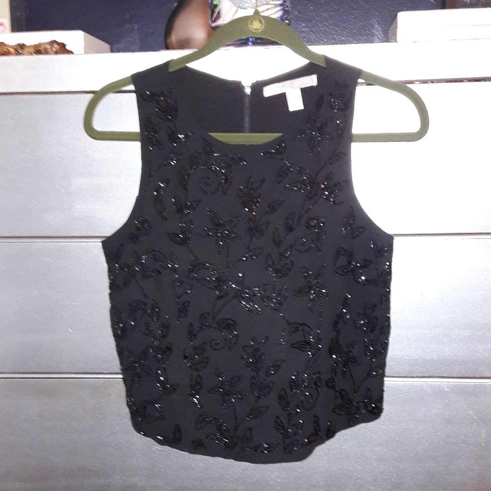 Beaded Crop Top